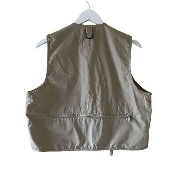 NWT Master Sportsman Khaki Utility Versatile Sporty Fishing Hiking Outdoar Vest - Picture 5 of 9